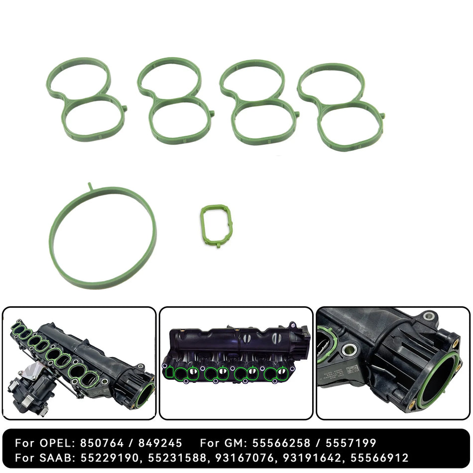Intake Manifold Sealing Gasket Set for Opel Astra J 2.0 CDTI Engine Direct Fit Reliable Performance