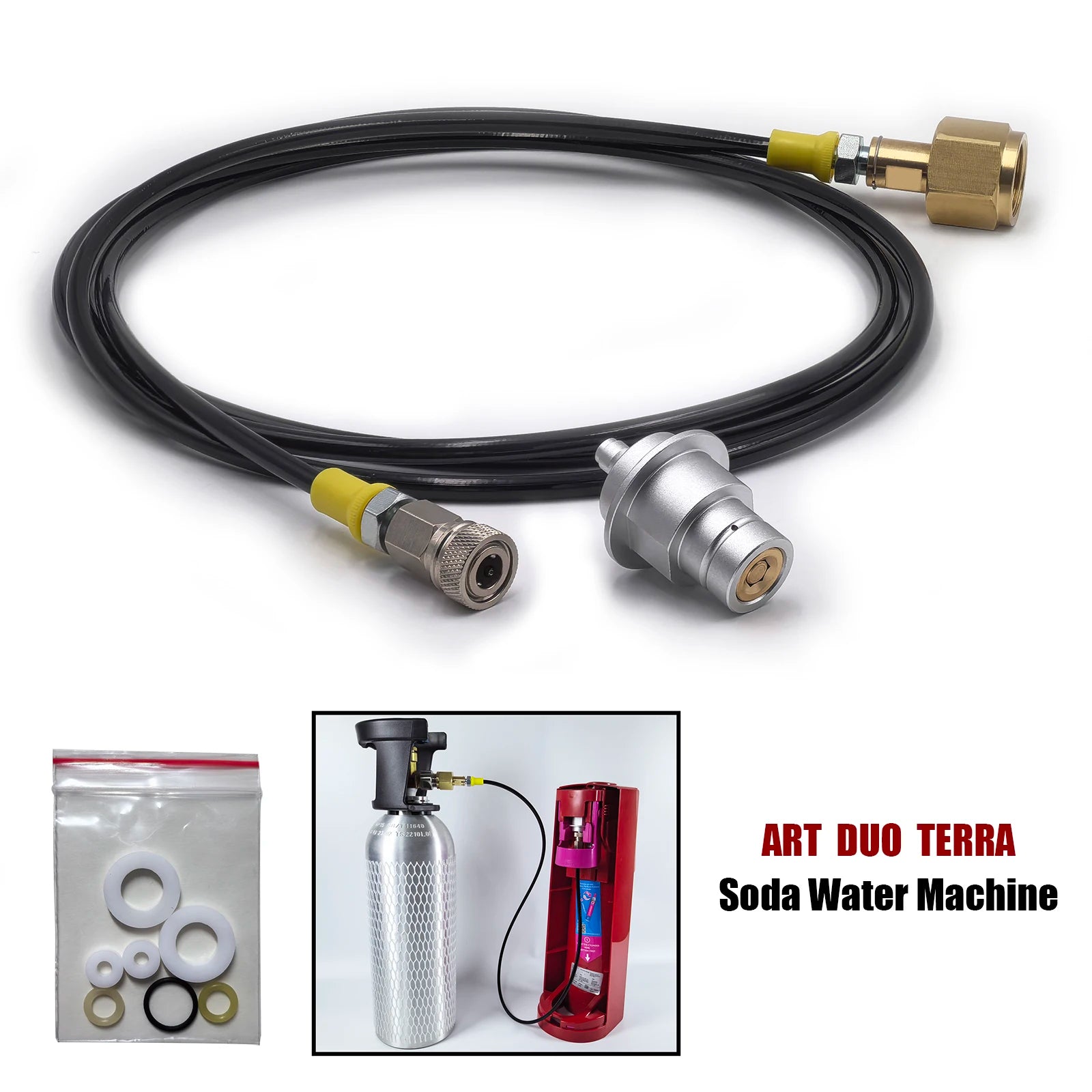 Terra DUO Art To CO2 Tank Adapter &ndash; Quick Disconnect
