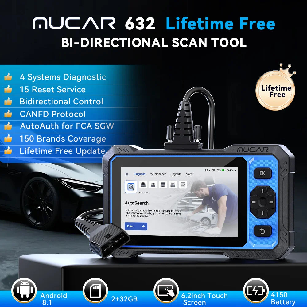 Thinkcar Mucar 632 &ndash; Bidirectional OBD2 CAN FD Scanner