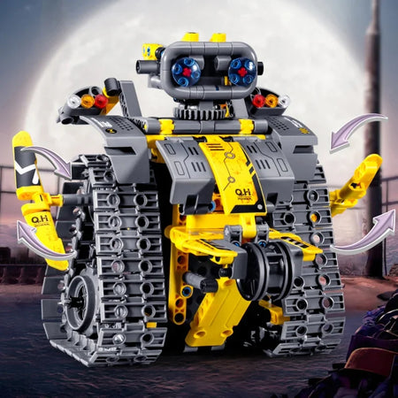 520Pcs 3 In 1 Deformation City RC Robot &ndash; RC Builder Kit