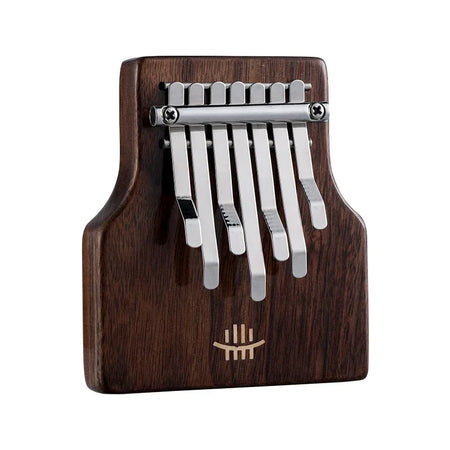 7 Key Kalimba Mini Walnut Base Hole &ndash; Beginner Friendly