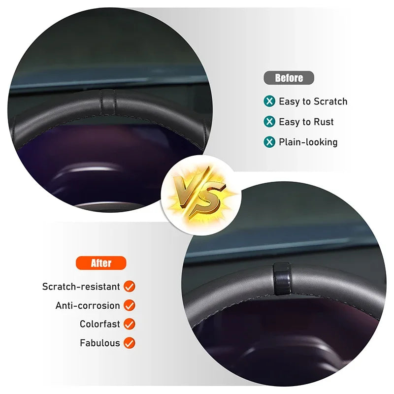 BMW 5 Serie G60 Stuurwiel Positioneringshoes ABS Zwart