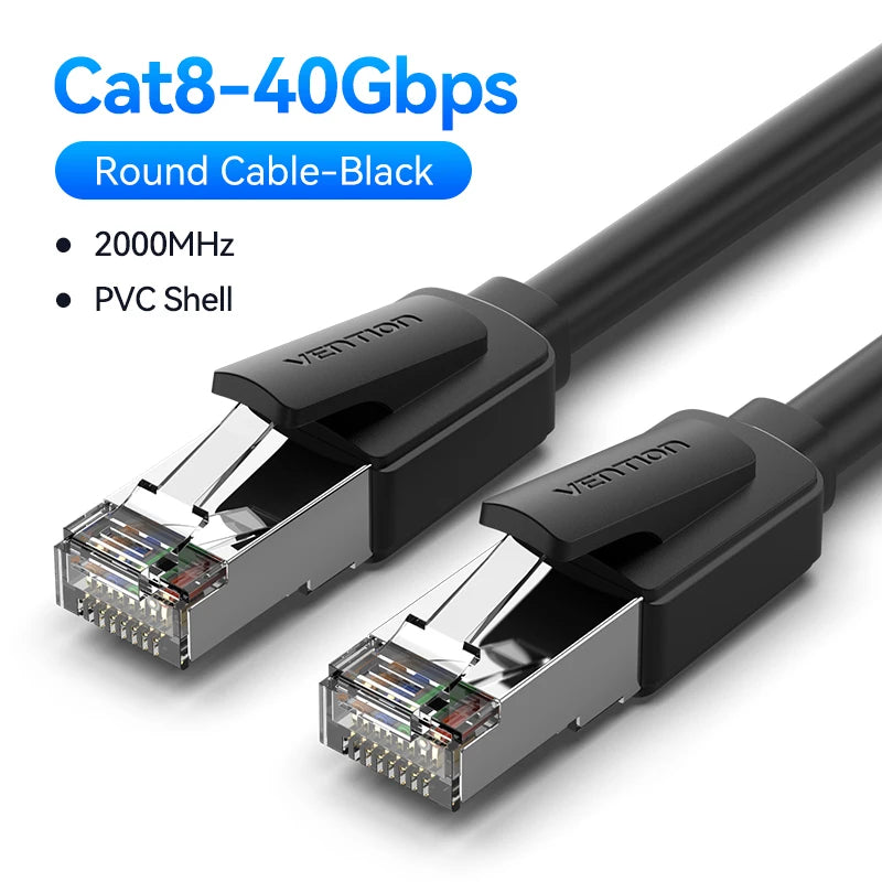 Vention CAT8 Ethernet Cable 40Gbps Classical PVC Cable / CHINA / 1.5m