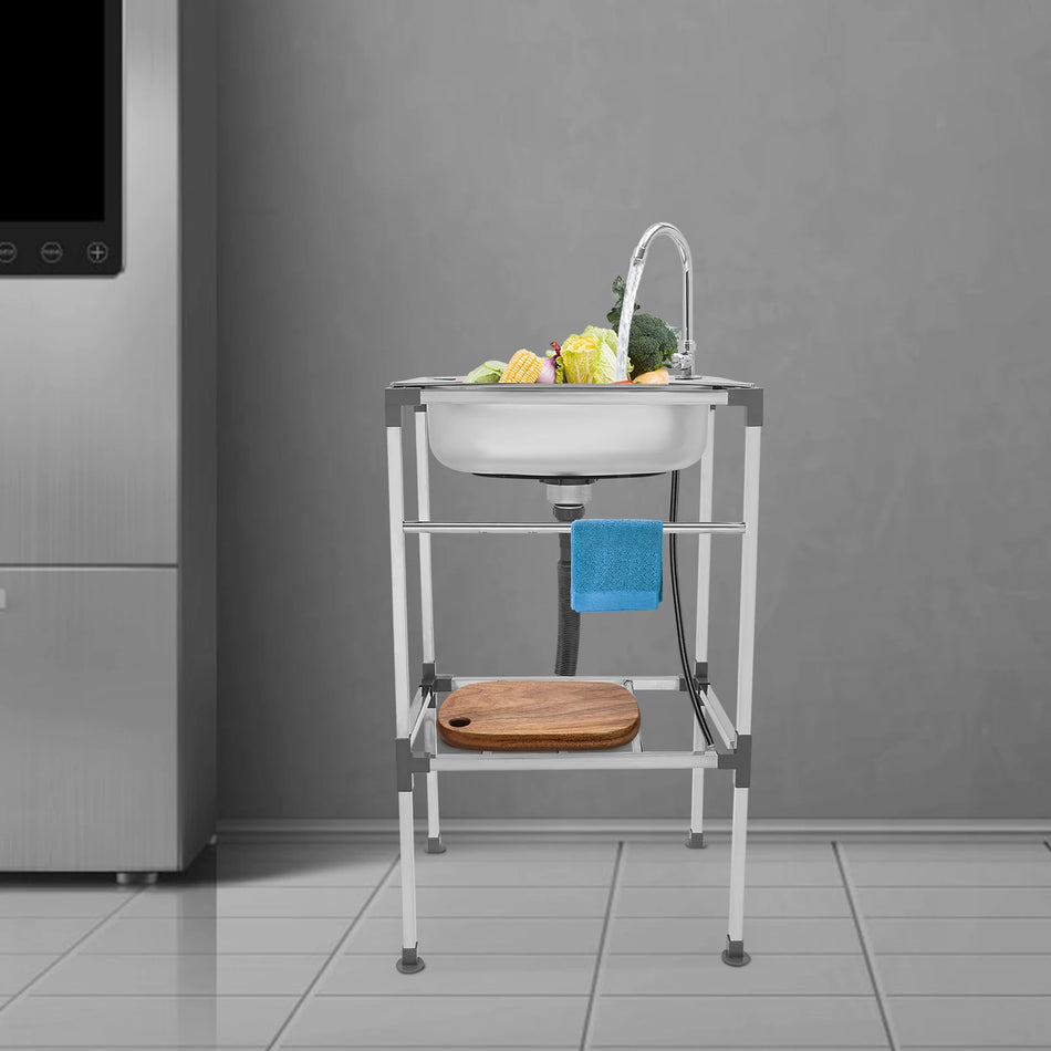 Ελεύθερη Κουζίνα Νιπτήρας Με Βρύση - 132lb Χωρητικότητα