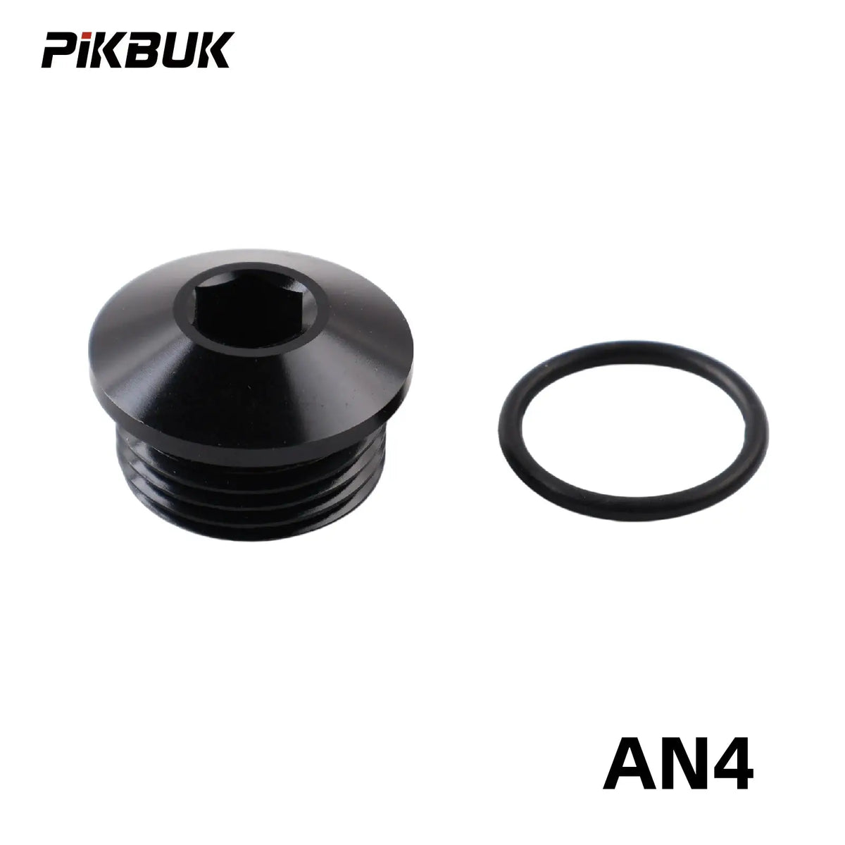 PIKBUK Aluminum AN6 8 10 12 16 20 AN ORB O-Ring Seal Boss Port Socket Port Plugs Slimline Block Off Fitting Adapter by InterCyprus Trading Ltd