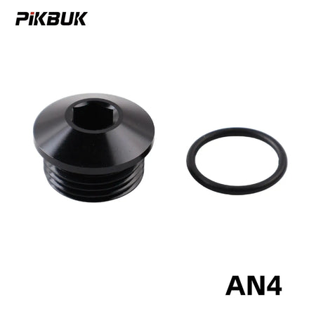 PIKBUK Aluminum AN6 8 10 12 16 20 AN ORB O-Ring Seal Boss Port Socket Port Plugs Slimline Block Off Fitting Adapter by InterCyprus Trading Ltd