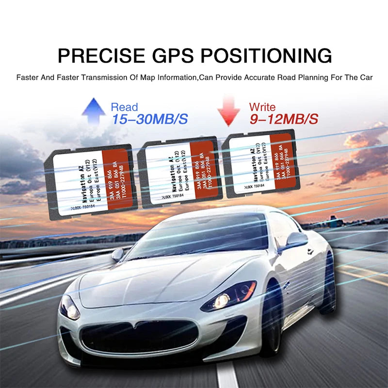 OST RNS315 &ndash; East Europe Map Coverage For VW Sat Nav