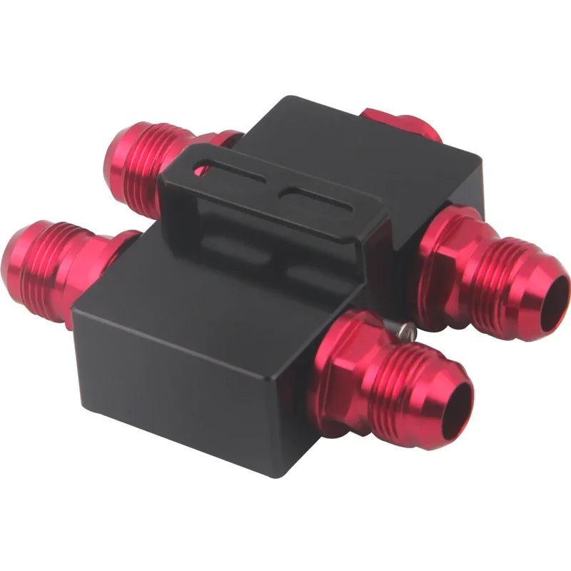 Alumīnija eļļas filtra sandviča adapteris ar inline termostatu AN10