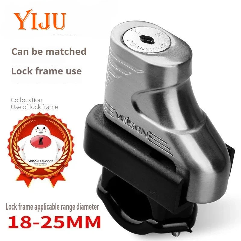 Κλειδαριά Δίσκου Φρένων Ποδηλάτου με Κλειδιά, Αντικλοπική για Πατίνι