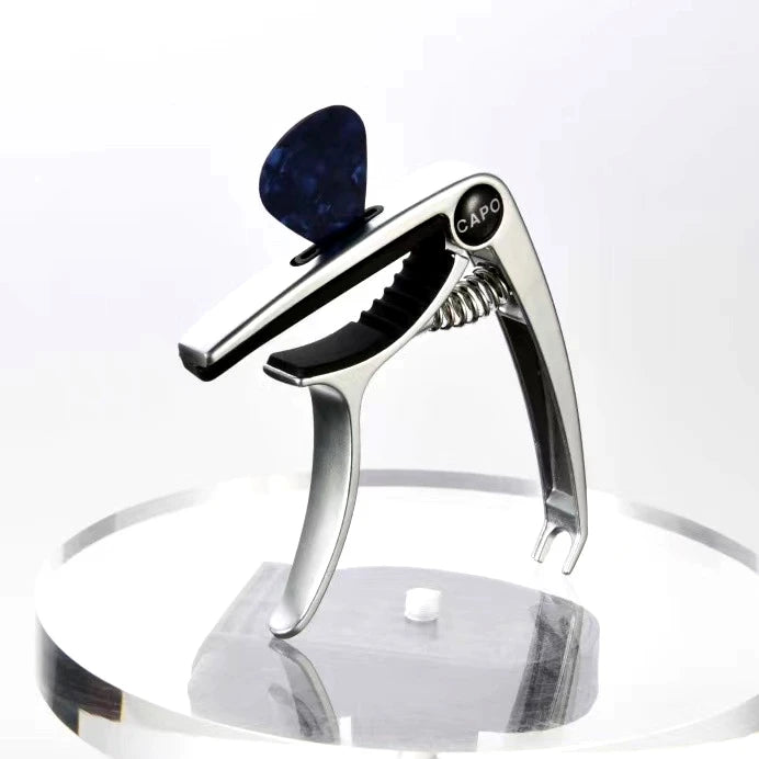 Miwayer Aluminum Alloy Guitar Capo &ndash; Universal Fit for Most Silver