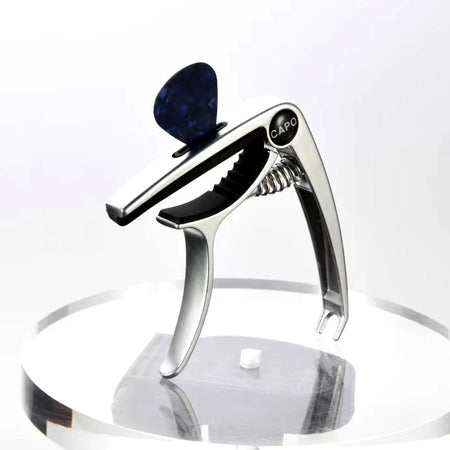 Miwayer Aluminum Alloy Guitar Capo &ndash; Universal Fit for Most Silver
