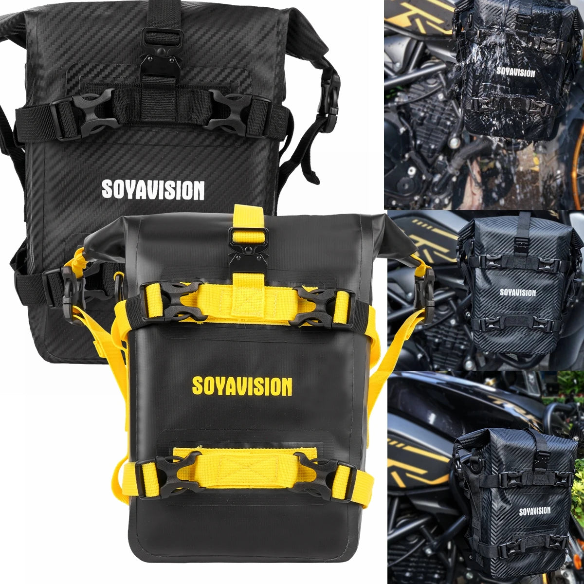 SOYAVISION Motorcycle Bumpers Bag &ndash; Waterproof Tool Storage Solution