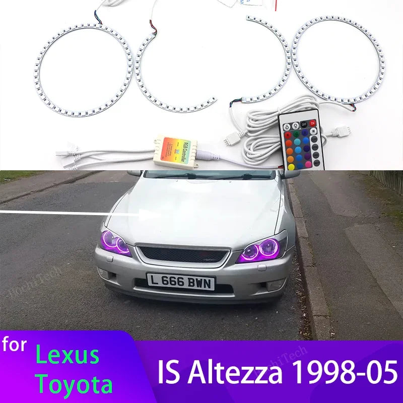 RGB LED Andělské Oči Kit Pro Lexus IS200 IS300 1998 2005
