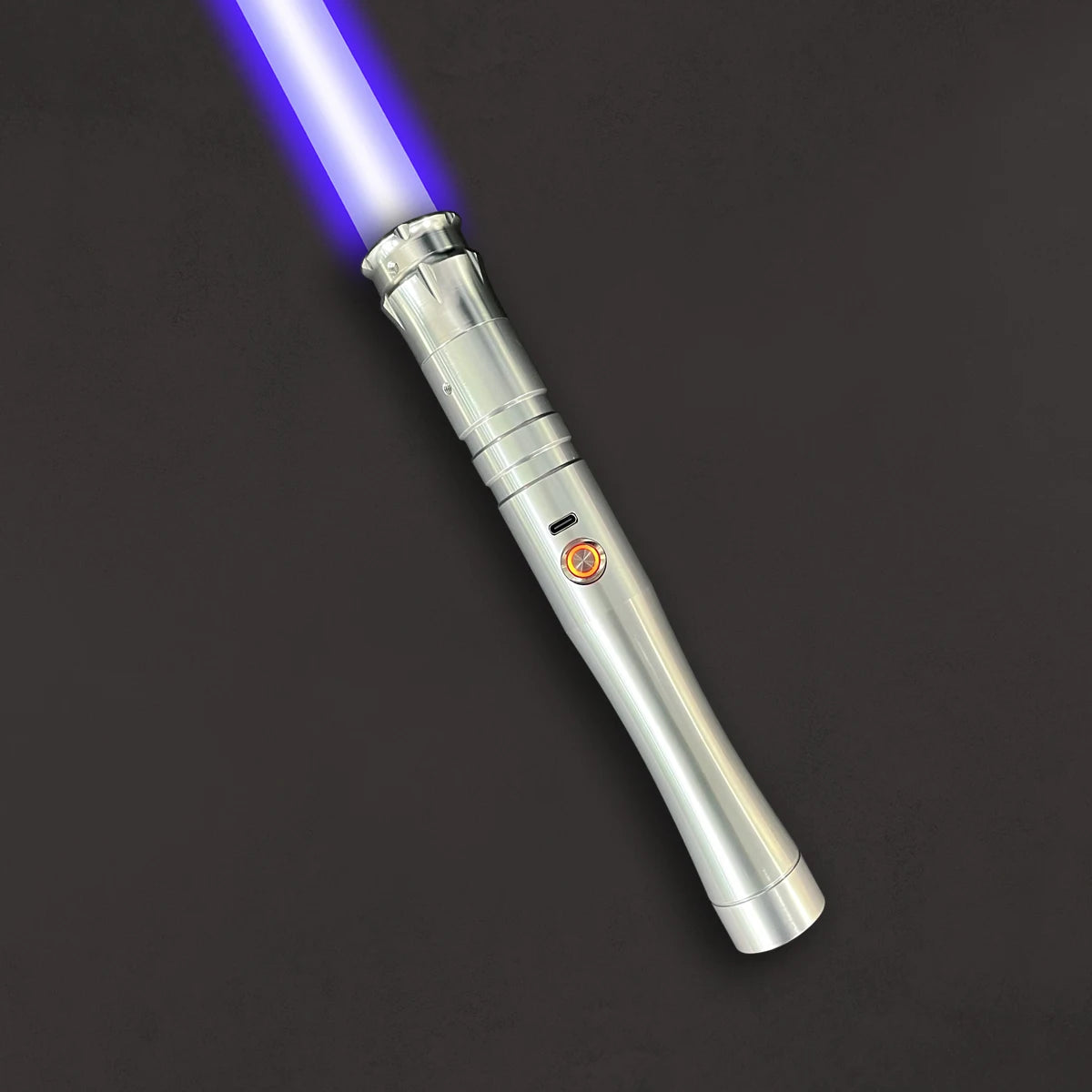 Heavy Dueling Lightsaber with Soundfonts and Colour Changing Blade - 56 cm Cosplay Toy 1 PCS LED Silver 2-4