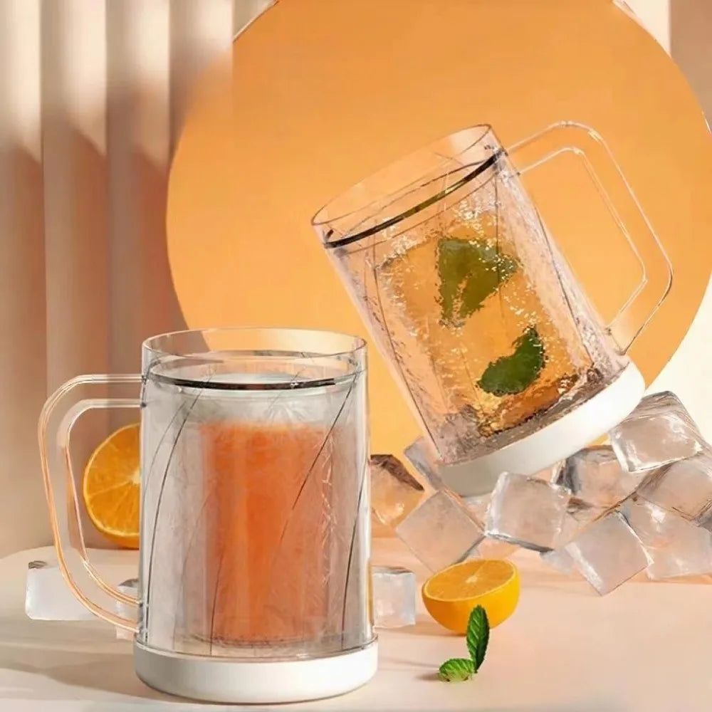 Summer Double-Layer Ice Cups - 250ml Keeps Drinks Cold