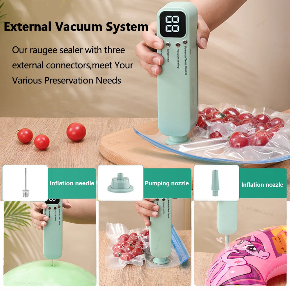 Mini Vacuum Sealer Portable Wireless &ndash; One-Touch Vacuum Seal