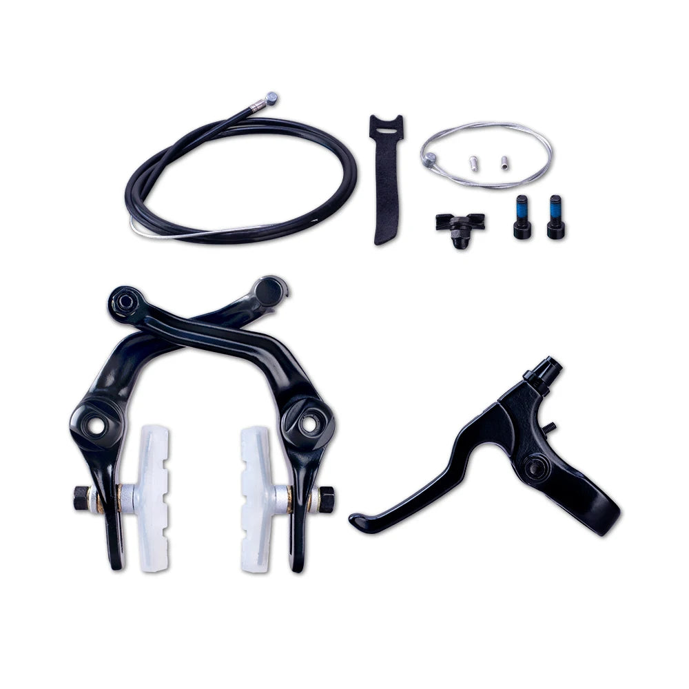 Funsea Bicycle Brakes U Brake Kit &ndash; Forged Alloy Levers U brake left kit