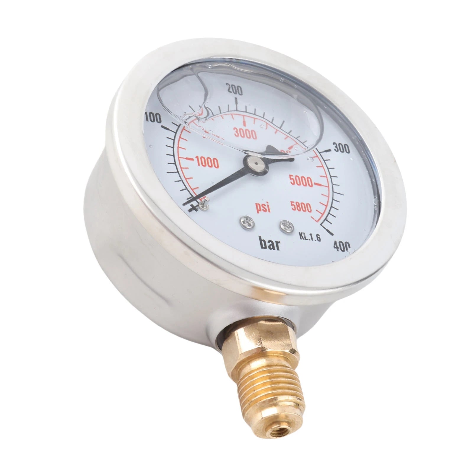 0-400Bar 0-5800Psi G1/4 68Mm Dial Hydraulic Pressure Gauge &ndash; High Precision Pressure Measurement