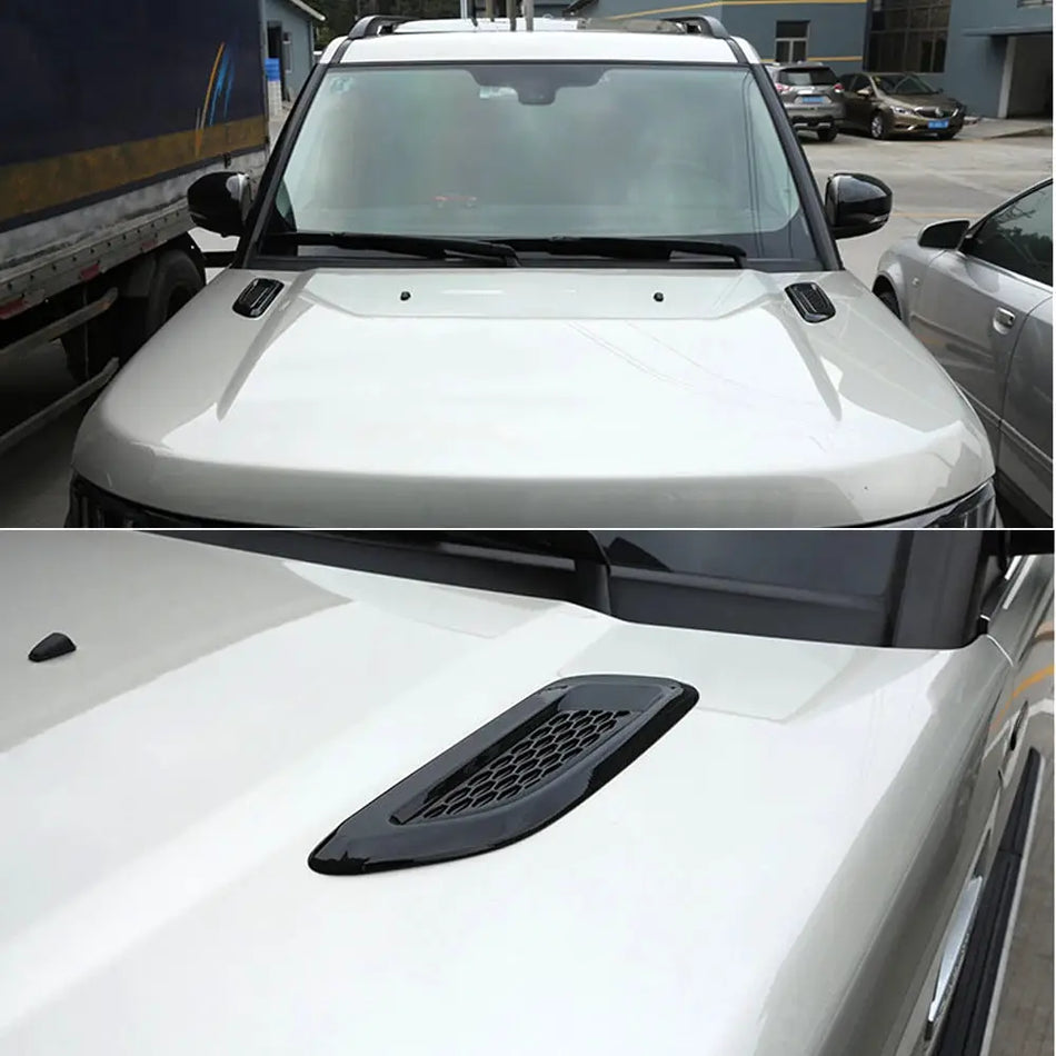 ABS samolepky na ventilační otvory kapoty pro Land Rover Discovery Evoque