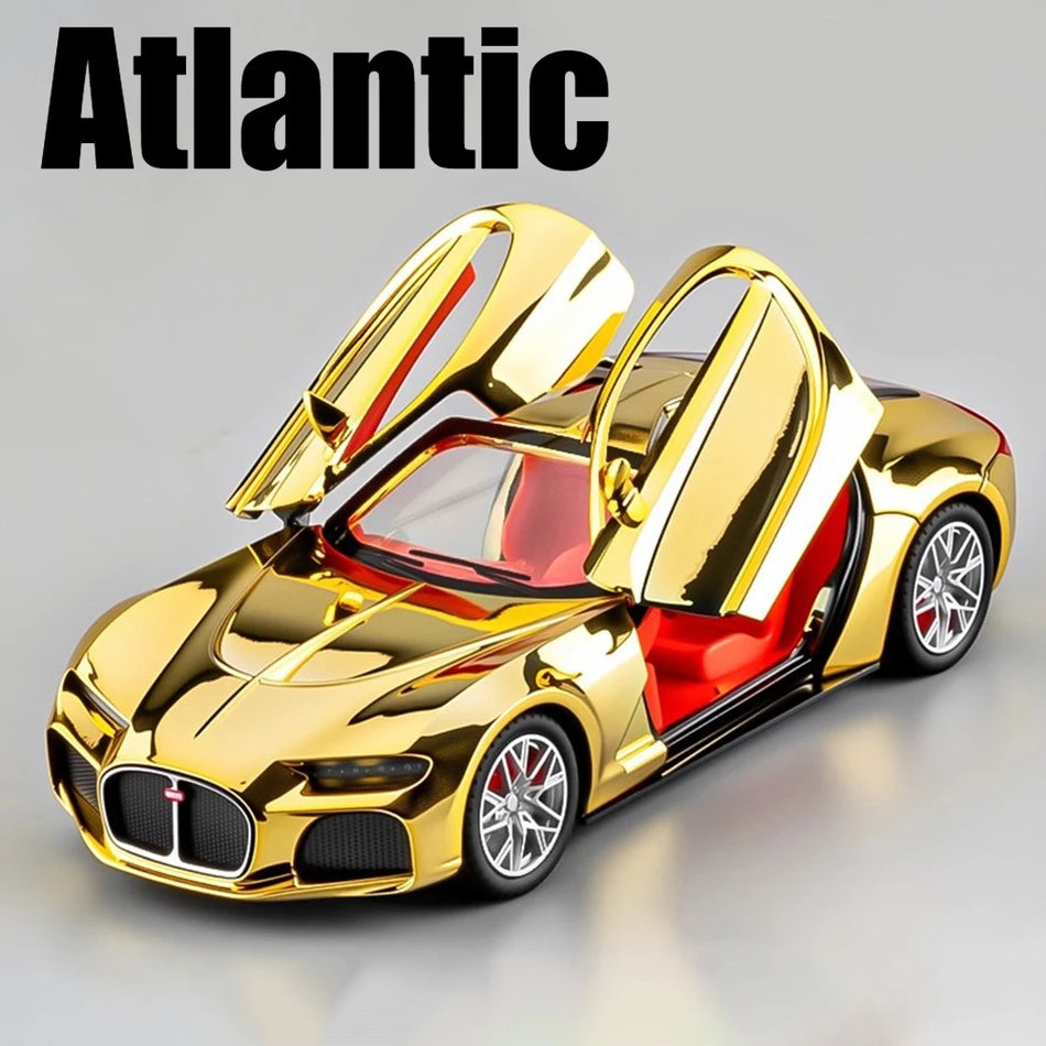 1:24 Diecast Pull-Back Igrača Avto, Atlantic BOLIDE Zlitinski Model S Zvokom in Svetlobo