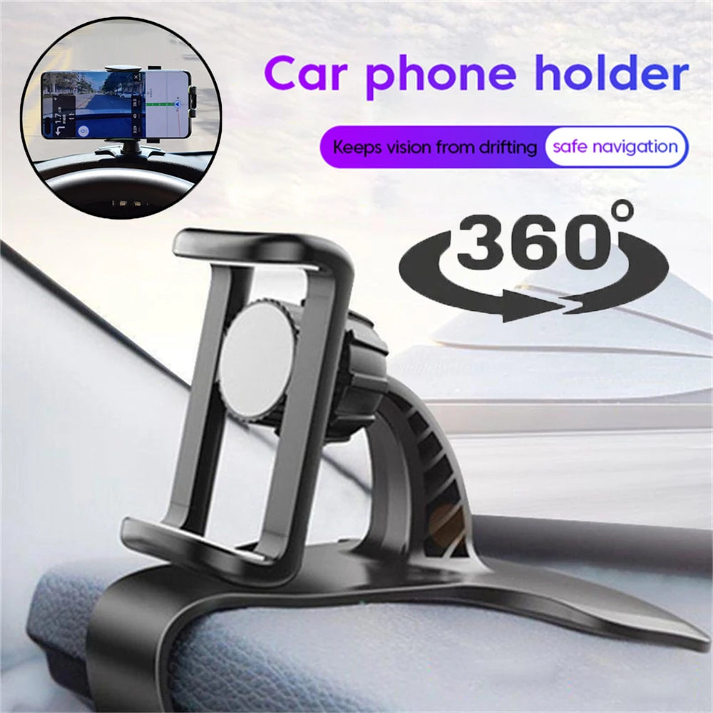 PhonePace 360 Rotatable Car Phone Holder &ndash; Universal Auto Grip Design Default Title