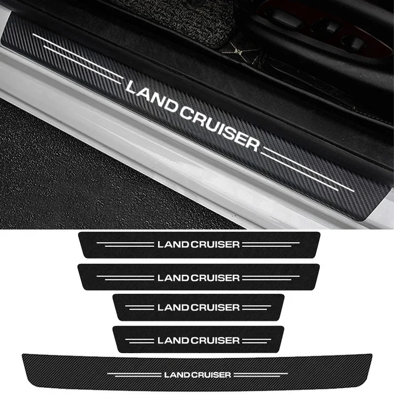 Automobilio durų slenksčio apsaugas anglies pluošto Land Cruiser LC200
