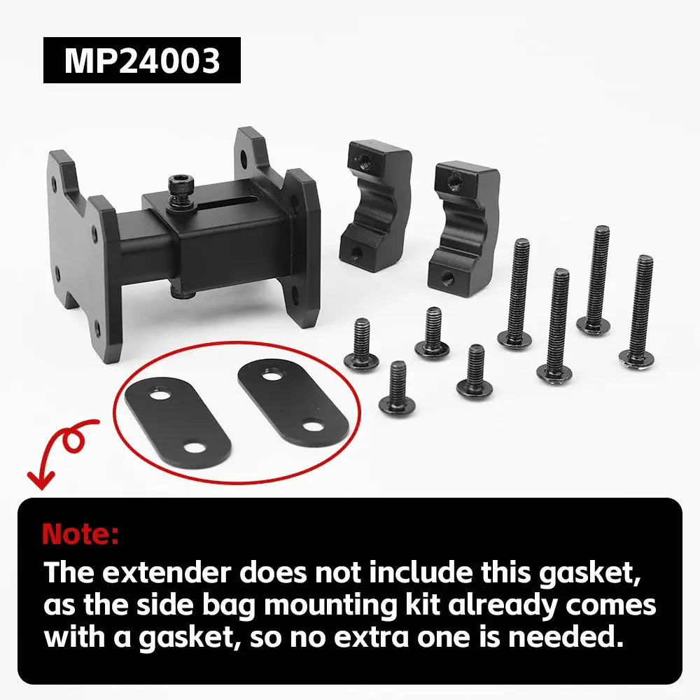 Rhinowalk Side Bag Accessories For MJX2004 To Install Bag To Fit Irregularly Curved Rack Extender Avoid Exhaust Pipe Install by InterCyprus Trading Ltd