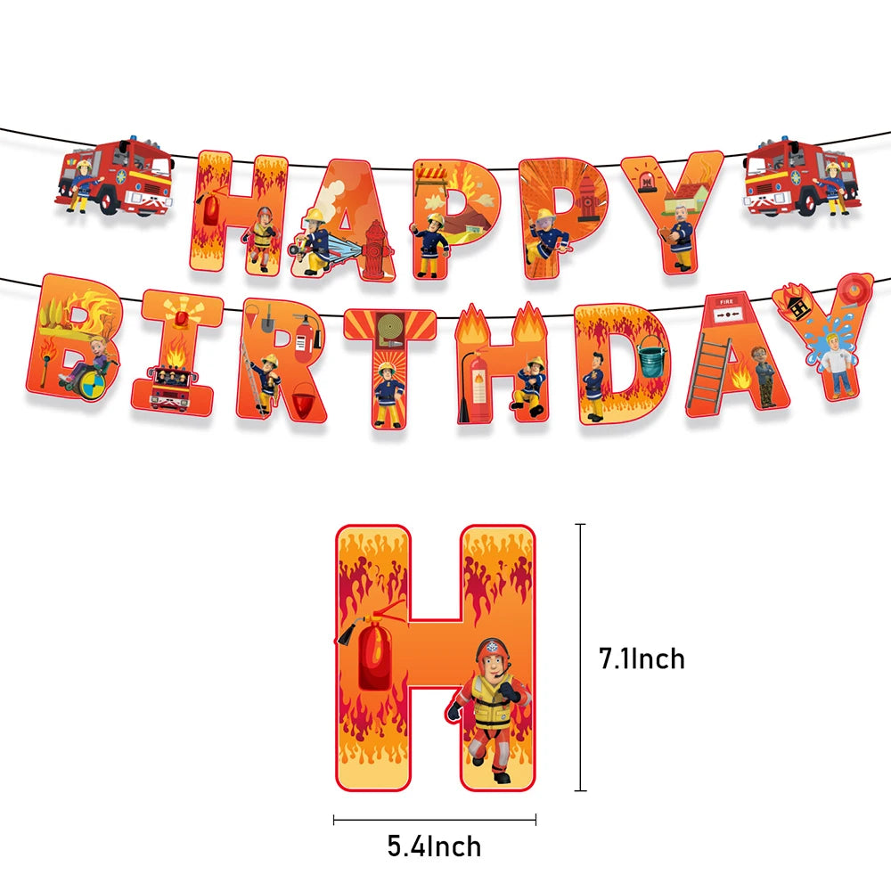 46PCS Pompieri Giveaway, Fireman Sam Regali Di Compleanno Per Bambini