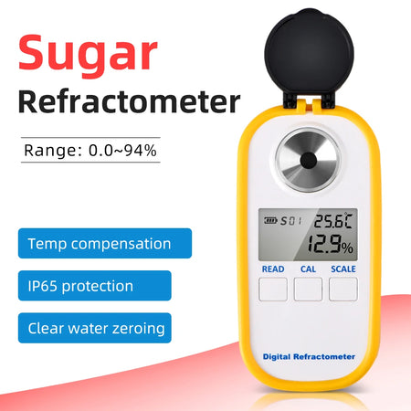 Portable Sugar Refractometer DR101 &ndash; Wide Range 0-94% Brix DR102(0-94)