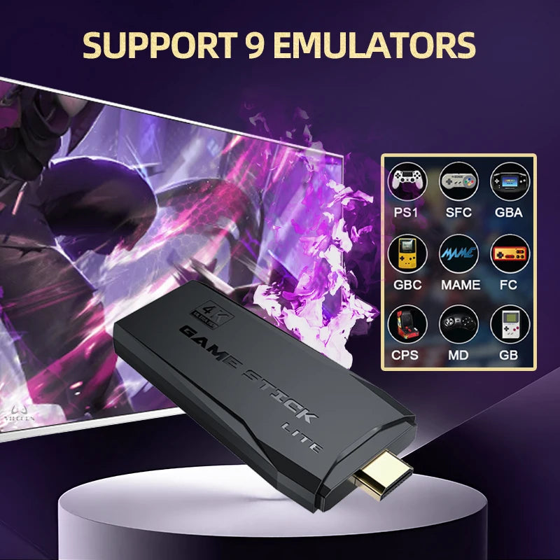 VILCORN Arcade Console 4K Game Stick - Dual Joysticks