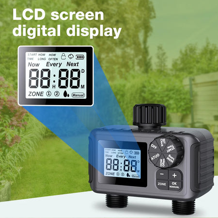 Automatic Irrigation Watering Timer &ndash; Programmable LCD Display