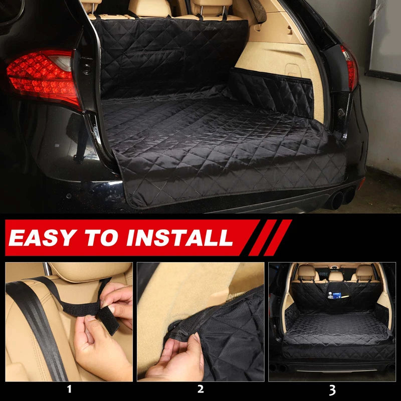 Protetor de Mala Preto em PVC para Porsche Cayenne 2008-2016