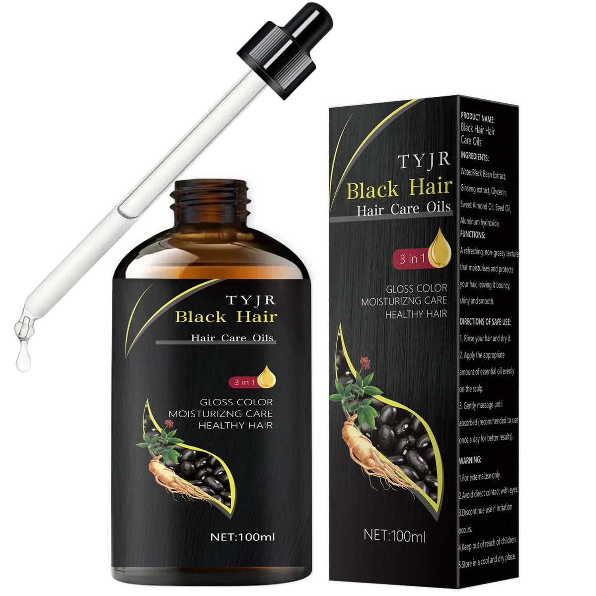 Lavender Essential Oil &ndash; Pure Skin Care and Relaxation Black / 100ml