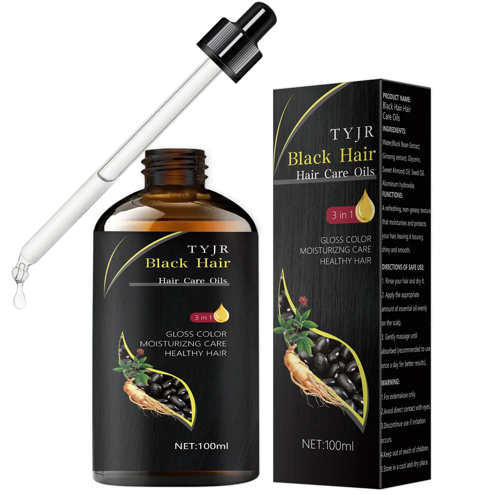 Lavender Essential Oil &ndash; Pure Skin Care and Relaxation Black / 100ml