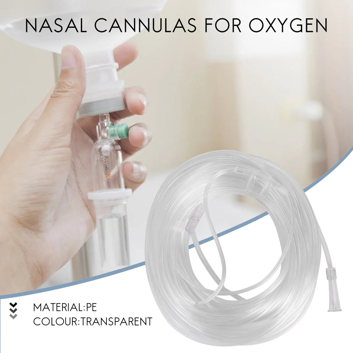 8M Soft Nasal Oxygen Tube &ndash; Easy Clinical Oxygen Delivery
