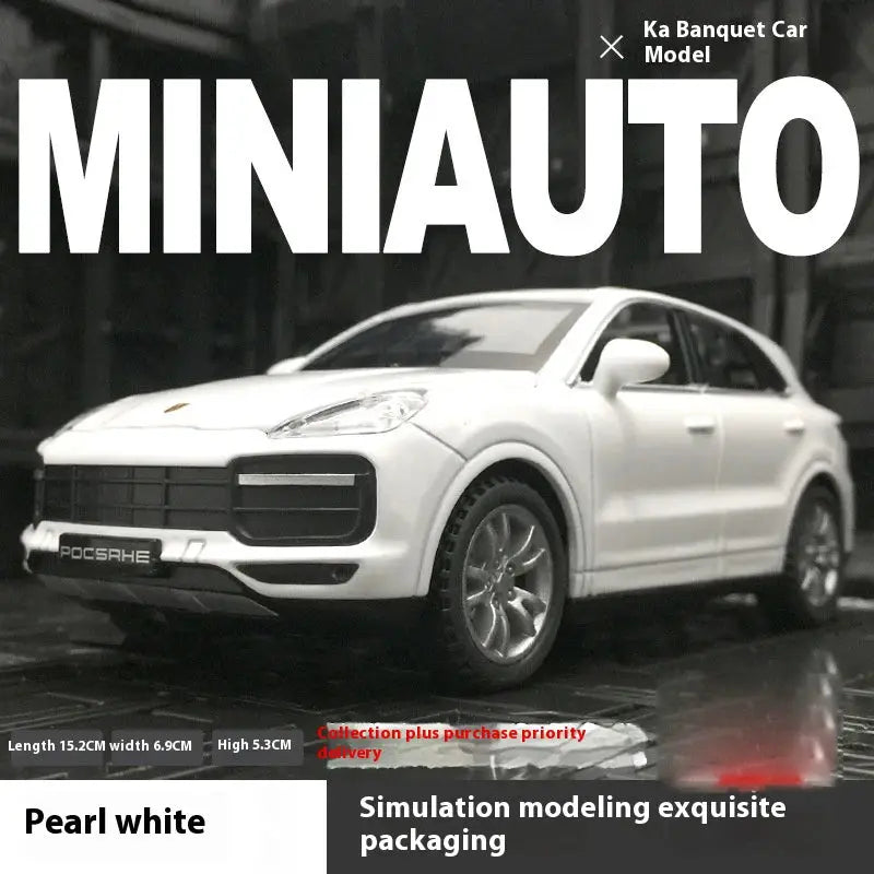 Diecast Alloy Car Model 1:32 Scale With Sound Light For Porsche Cayenne Turbo by InterCyprus Trading Ltd