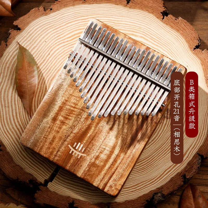 Hluru 17 21 Key Kalimba Thumb Piano &ndash; Premium Wood 21 Key Acacia Wood
