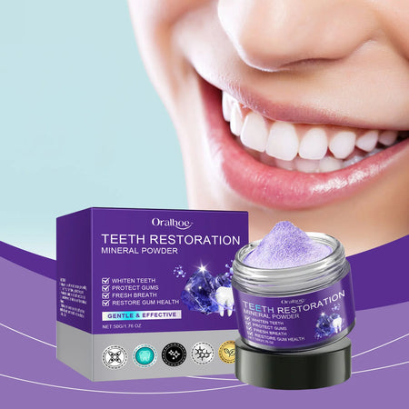 Teeth Restoration Mineral Powder &ndash; Remove Stains and Freshen Breath