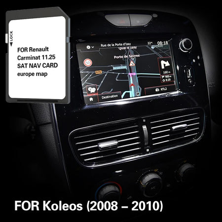 Carminat 11.25 Renault Koleos 2008 2010 &ndash; Europe 8GB Map CHINA / for Renault Koleos