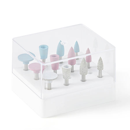 RA2.35mm Dental Silicone Grinding Heads 12pc &ndash; Autoclavable A set
