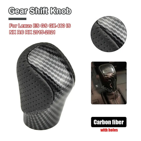 Automatic Gear Shift Knob PU Leather For Lexus ES IS GS RX RC GX460 by InterCyprus Trading Ltd