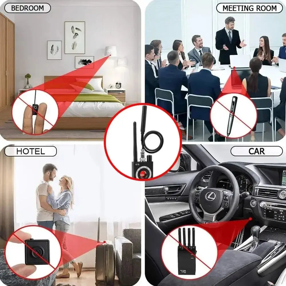 K18 &ndash; All In One Camera Bug And RF Tracker Detector