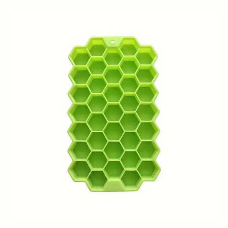 Silicone Ice Cube Trays &ndash; Eco-Friendly Honeycomb Design Green