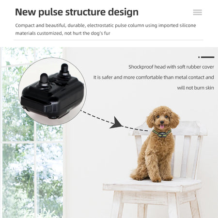 800m Remote Control Dog Training Collar &ndash; Rechargeable Waterproof Design
