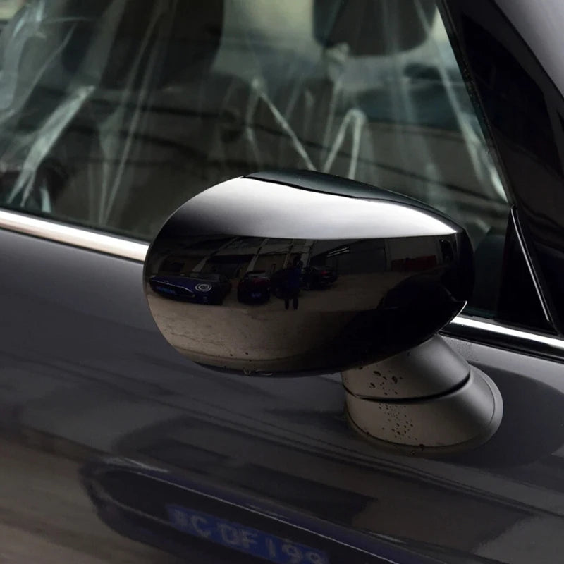 Μαύρες γυαλιστερές καλύψεις καθρεπτών πλευράς για τα μοντέλα MINI Cooper F54, F55, F56