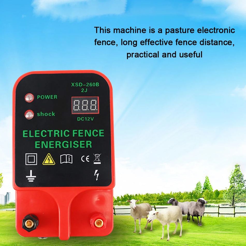 Livestock Pulse Controller Energizer &ndash; Large LCD Display