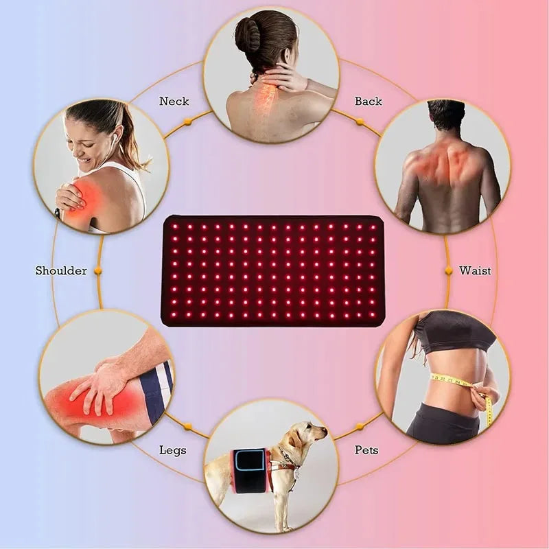 Vilnason Red Infrared Therapy Pad &ndash; Portable Relief