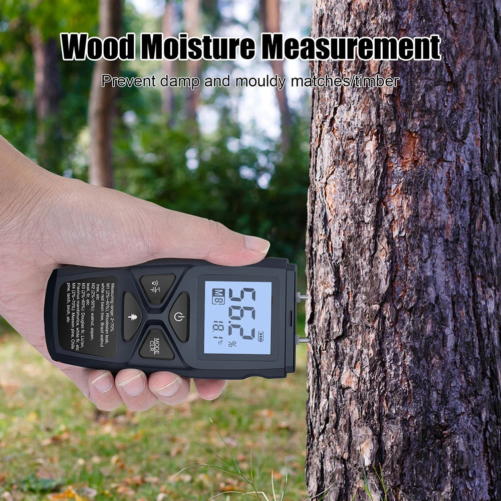 Wood Moisture Meter &ndash; High Precision Humidity Readout