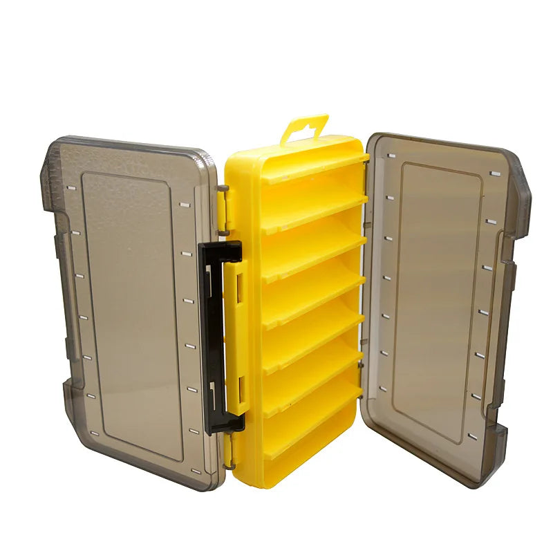 Fishing Case Double Sided Lure Box &ndash; Clear Lid For Viewing 20x14x4cm