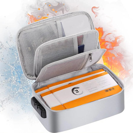 Small Fireproof Handbag &ndash; Waterproof Passport Organizer